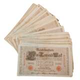 Large assortment of banknotes, mostly German Reich, - Foto 3
