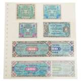 Notes of the Allied Military Authority 1944 with 8 banknotes - photo 3