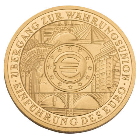 FRG/GOLD - 100 Euro GOLD fine, currency union 2002-J - Foto 1