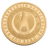 FRG/GOLD - 100 Euro GOLD fine, currency union 2002-J - фото 2