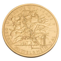 FRG/GOLD - 100 Euro GOLD fine, UNESCO: Upper Middle Rhine Valley 2015-A