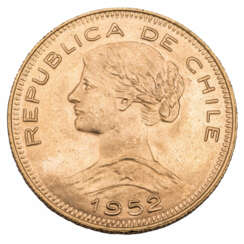 Chile/GOLD - 100 pesos 1952,