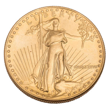 USA /GOLD - 1 Ounce American Eagle, $50 1987 - Foto 1