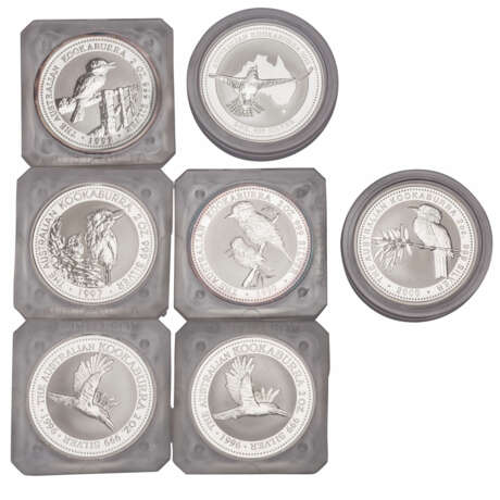 Australia /SILVER - Investment Kookaburra 7 x 2 ounces - фото 2