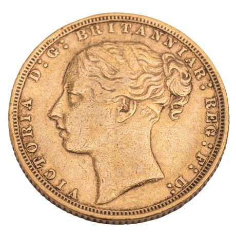 GB/GOLD - 1 Sovereign 1871 - photo 1