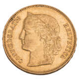 Switzerland/GOLD - 20 Franc 1896 B - фото 1