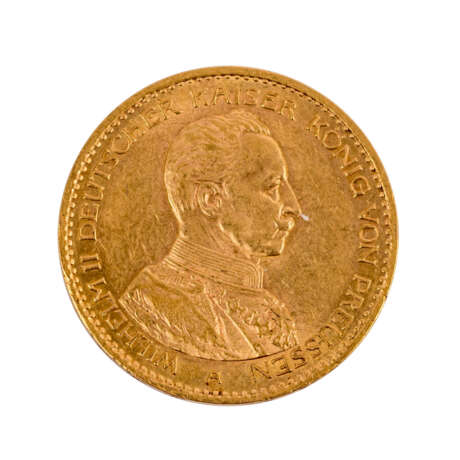 German Empire /GOLD - Prussia Wilhelm II 20 Mark Uniform 1914/A - фото 1