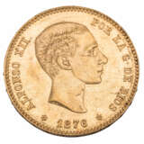 Spain - 25 pesetas 1876, Alfonso XII.., - photo 1