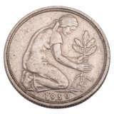 FRG - 50 Pfennig 1950 G, Bank of German States - Foto 1