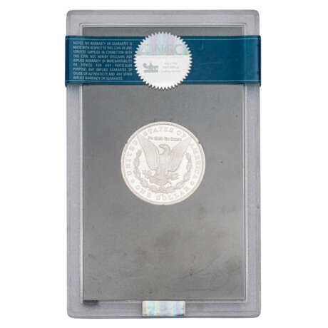 USA - NGC graded Morgan dollar 1880 - фото 2