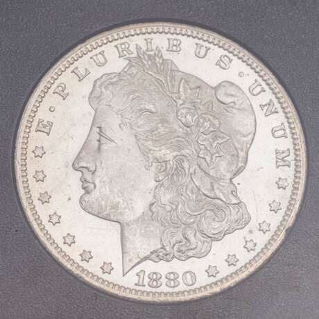 USA - NGC graded Morgan dollar 1880 - photo 3