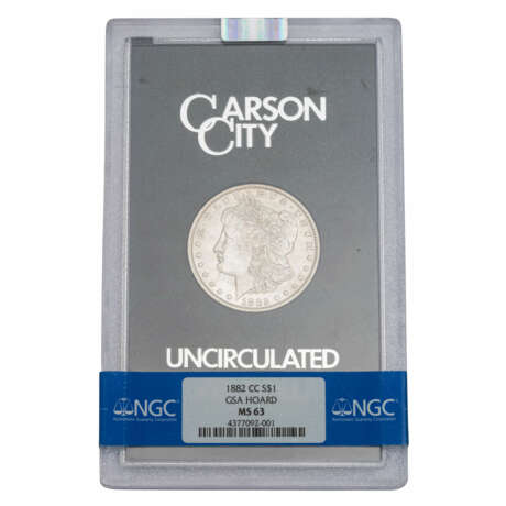 USA - NGC graded Morgan dollar 1882 - photo 3
