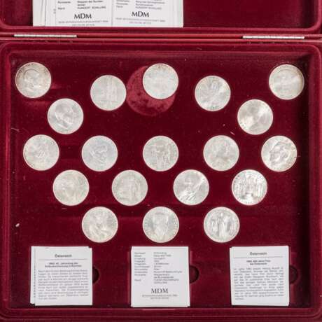 Austria / Collection with commemorative coins in original coin box - фото 4