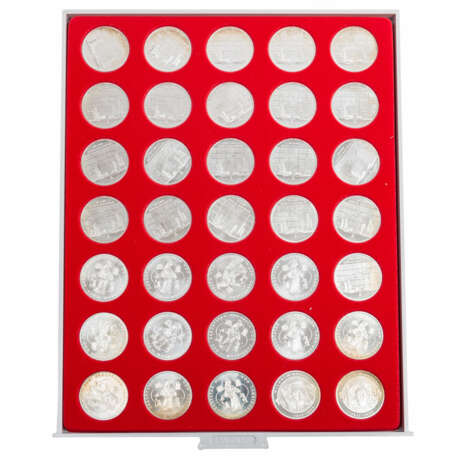 FRG - lockable coin cassette case with 140 x 10 Euro commemorative coins, - photo 4