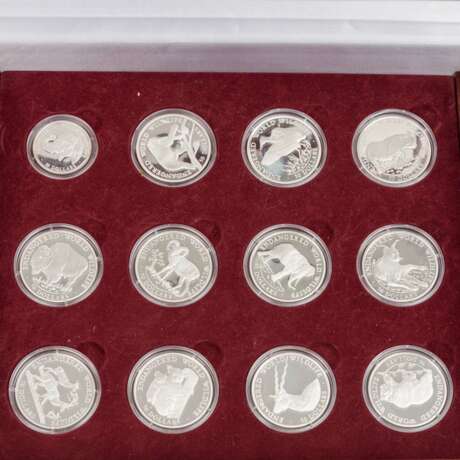 Official silver commemorative coins collection 'Endangered Wildlife', - Foto 4