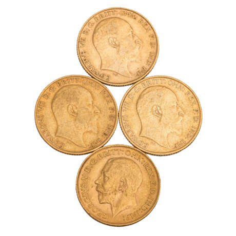 GB/GOLD - 4 x 1/2 Sovereign - photo 1