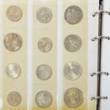 Album with about 70 silver coins / medals, plus others, - photo 3