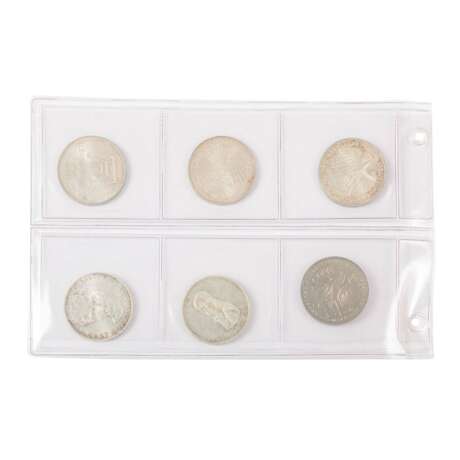 Small album with BRD coins 13 x 5 DM and 14 x 10 DM - фото 5