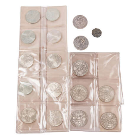 Mixed assortment coins, medals and banknotes, with SILVER -. - photo 3