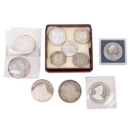 Small lot of silver coins, - фото 2