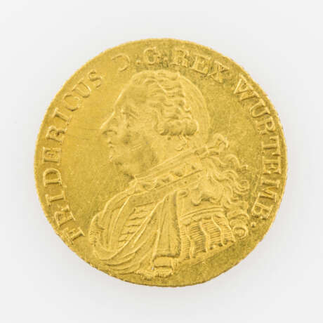 Württemberg/Gold - 1 Dukat 1808/ C.H., Friedrich II. (I.), Jaeger 21, - фото 1