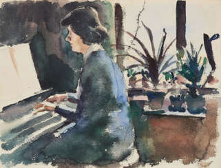 Charlotte Kühn am Klavier