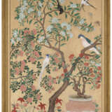 TWO CHINESE WALLPAPER PANELS - Foto 2