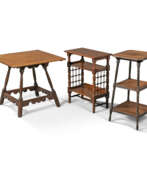 Полки. THREE LATE VICTORIAN OCCASIONAL TABLES