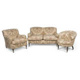 A TWO-SEAT SOFA, AN EASY ARMCHAIR AND AN `AIRDRIE` ARMCHAIR - photo 1