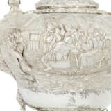 A VICTORIAN SILVER KETTLE, STAND AND LAMP - Foto 6