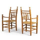 A PAIR OF EUROPEAN TURNED FRUITWOOD CHAIRS - фото 5