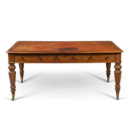A GEORGE IV MAHOGANY LIBRARY TABLE - Foto 1