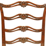 A SET OF EIGHT GEORGE III MAHOGANY LADDERBACK DINING-CHAIRS - photo 5