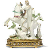 A SET OF FOUR ORMOLU-MOUNTED MEISSEN PORCELAIN FIGURES EMBLEMATIC OF THE CONTINENTS - photo 3
