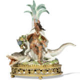 A SET OF FOUR ORMOLU-MOUNTED MEISSEN PORCELAIN FIGURES EMBLEMATIC OF THE CONTINENTS - фото 5