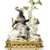A SET OF FOUR ORMOLU-MOUNTED MEISSEN PORCELAIN FIGURES EMBLEMATIC OF THE CONTINENTS - фото 8