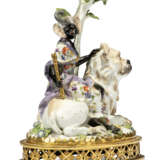 A SET OF FOUR ORMOLU-MOUNTED MEISSEN PORCELAIN FIGURES EMBLEMATIC OF THE CONTINENTS - photo 9