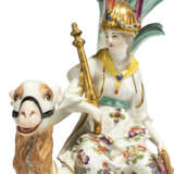 A SET OF FOUR ORMOLU-MOUNTED MEISSEN PORCELAIN FIGURES EMBLEMATIC OF THE CONTINENTS - Foto 12