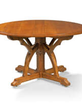 AN ENGLISH WALNUT CENTRE TABLE
