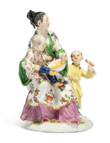 TWO MEISSEN PORCELAIN CHINOISERIE GROUPS - фото 3
