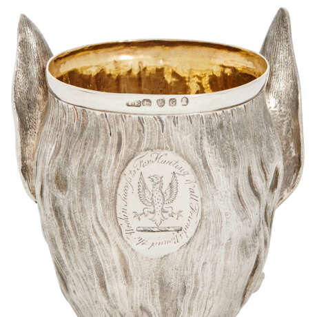 A PAIR OF GEORGE III SILVER STIRRUP CUPS - photo 3