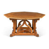 AN EARLY VICTORIAN GOTHIC REVIVAL BURR-WALNUT, SYCAMORE, HOLLY, BOXWOOD, AMARANTH AND MARQUETRY OCTAGONAL CENTRE TABLE - фото 1
