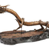 A JAPANESE BOXWOOD LARGE ARTICULATED DRAGON - фото 4