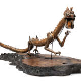 A JAPANESE BOXWOOD LARGE ARTICULATED DRAGON - photo 5