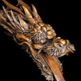 A JAPANESE BOXWOOD LARGE ARTICULATED DRAGON - photo 10