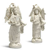 TWO CHINESE DEHUA PORCELAIN STANDING FIGURES - Foto 1