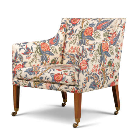 A GEORGE III-STYLE STAINED BEECH ARMCHAIR - фото 2