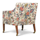 A GEORGE III-STYLE STAINED BEECH ARMCHAIR - фото 4