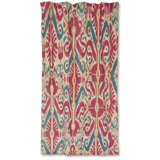 TWO VINTAGE SILK IKAT CURTAINS - photo 8