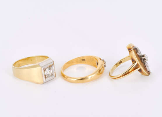 Mixed lot: Three Diamond Rings - Foto 4